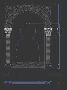 Icon case (KT_0130) 3D model for CNC machine